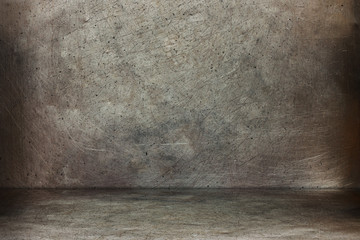 Poster - Steel wall and floor texture for pattern and background
