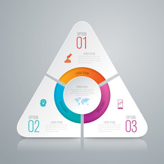 Aufkleber - Infographic design template and marketing icons.