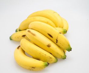 Wall Mural -  banana with white background