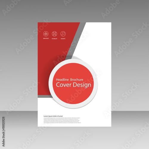 Abstract Brochure Design Template Flyer Design Book Print