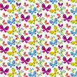 summer butterfly vector pattern. illustration with butterfly on
