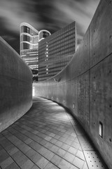 Poster - Empty pedestrian walkway