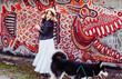 © pyrozenko13 - bright photo session creative girl and her dog