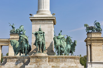 Wall Mural - Millennium Monument dedicated to the hungarian kings. Budapest, Hungary.