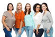 © Syda Productions - group of happy different women in casual clothes