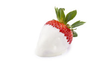 Strawberry With White Cream
