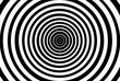 Círculos concéntricos, abstracto, blanco y negro, bucle, circunferencias, ondas