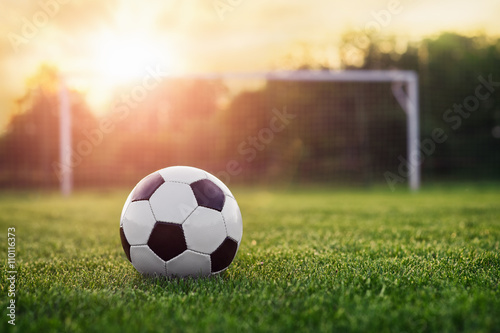 Soccer sunset / Football in the sunset