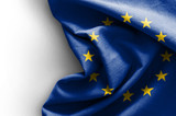 Fototapeta Kosmos - Flag of Europe on white background