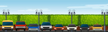 Car Park Full Of Cars
