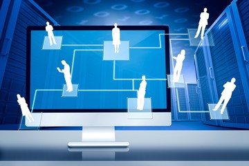 Poster - Composite image of computer screen