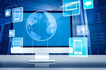 Poster - composite image of computer screen