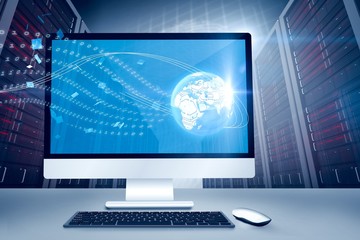 Poster - composite image of computer screen