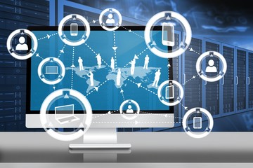 Poster - Composite image of computer screen