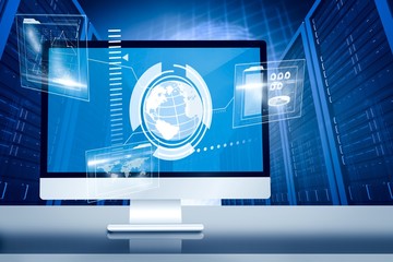 Poster - composite image of computer screen
