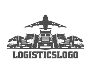 Truck Logo, cargo logo, delivery cargo trucks, Logistic logo