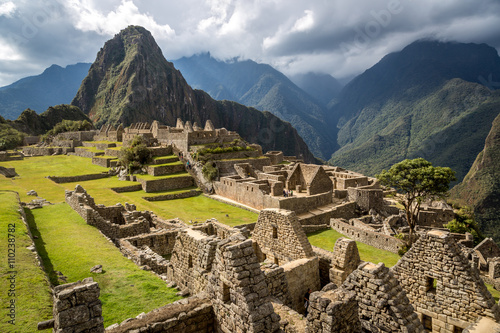 Láminas Bonita vista de Machu Picchu, Perú, América del Sur