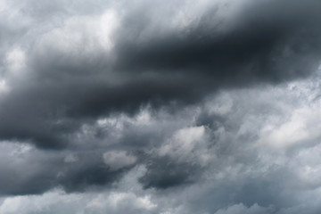 Wall Mural - storm clouds before rainy