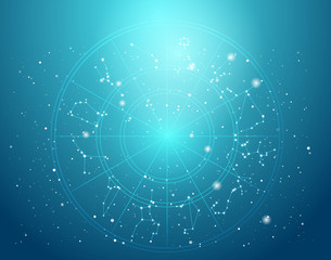 astrology and alchemy sign background vector illustration