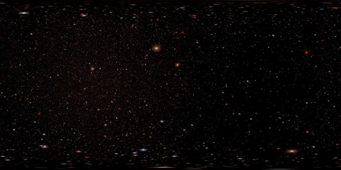 Wall Mural - 360 VR Space 3003: Virtual reality video of flying through star fields in space (Loop). Designed to be used in Oculus Rift, Samsung Gear VR and other virtual reality displays.