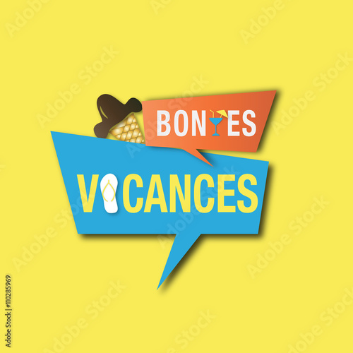 Bonnes Vacances D Ete Stock Vector Adobe Stock Bonnes Vacances D Ete Stock Vector Adobe Stock