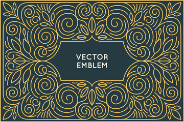 Aufkleber - Vector poster design template and greeting card with copy space