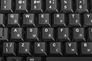 Poster - Electronic collection - detail computer keyboard