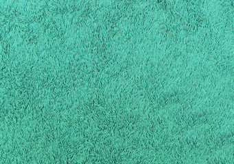 Texture of Green towel