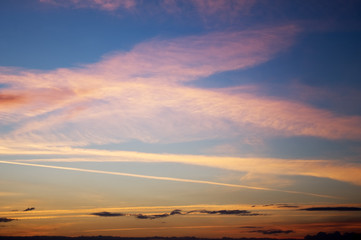 Canvas Print - Sky background on sunrise.