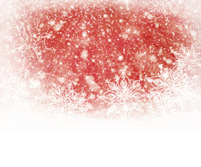 Wall Mural - christmas snowflakes background.