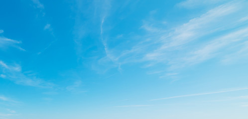 Wall Mural - white and blue sky