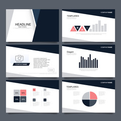 Vector Template for Presentation blue version