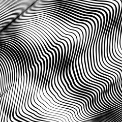 Poster - Abstract woodcut styled background