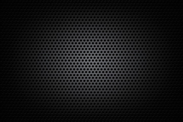 Dark chrome black and gear background texture vector illustratio