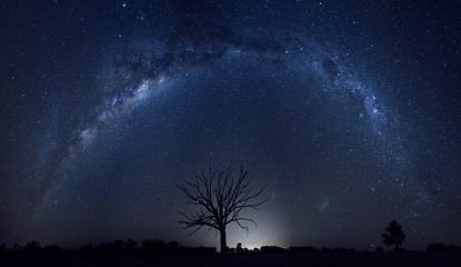 milky way under an australian sky