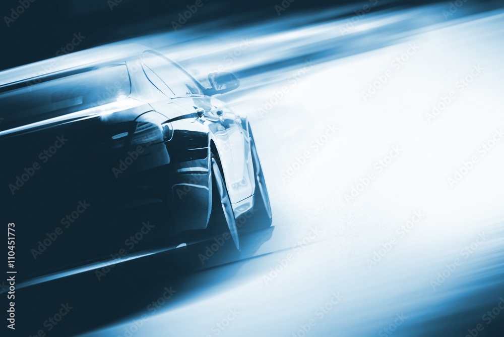 Speeding Car Background