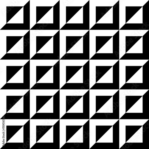 Fotografia, Obraz Abstract beveled, embossed pattern, monochrome geometric backgro