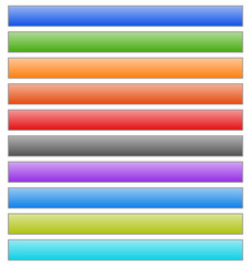 Aufkleber - Set of banner, button, plaque backgrounds (10 colors)