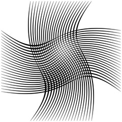 Fototapete - Abstract intersecting lines, grid mesh pattern