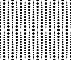 Poster - Dotted, dots pattern, background. Seamlessly repeatable both sid
