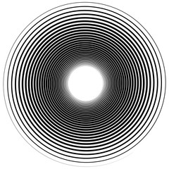 Aufkleber - Abstract spiral element.  Twirl, swirl, whorl shape.