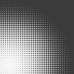 Poster - Abstract graphic: Halftone element made of 4-point stars