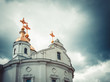 © Maryna Konoplytska - Старинная православная церковь и грозовое небо. Сила веры
