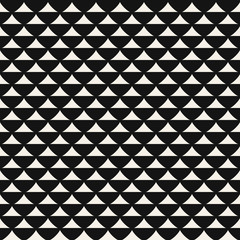 Wall Mural - triangle geometric seamless pattern. fashion graphic background design. modern stylish texture. mono