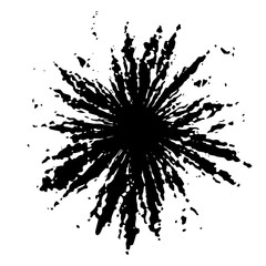 Wall Mural - sun ray or star burst comic grunge radial lines background