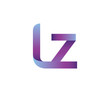 Colorful Letter L Z Logo