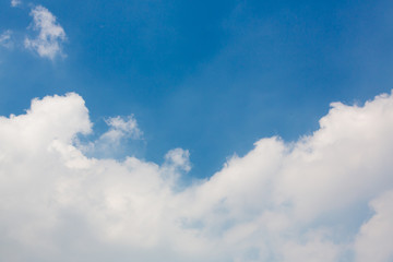 Wall Mural - clouds in the blue sky