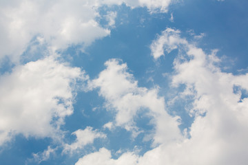 Wall Mural - clouds in the blue sky