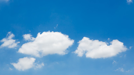 Wall Mural - clouds in the blue sky