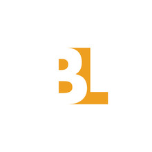 BL Logo | Vector Graphic Branding Letter Element | Jpg, Eps, Path, Web, App, Art, Ai | White Background